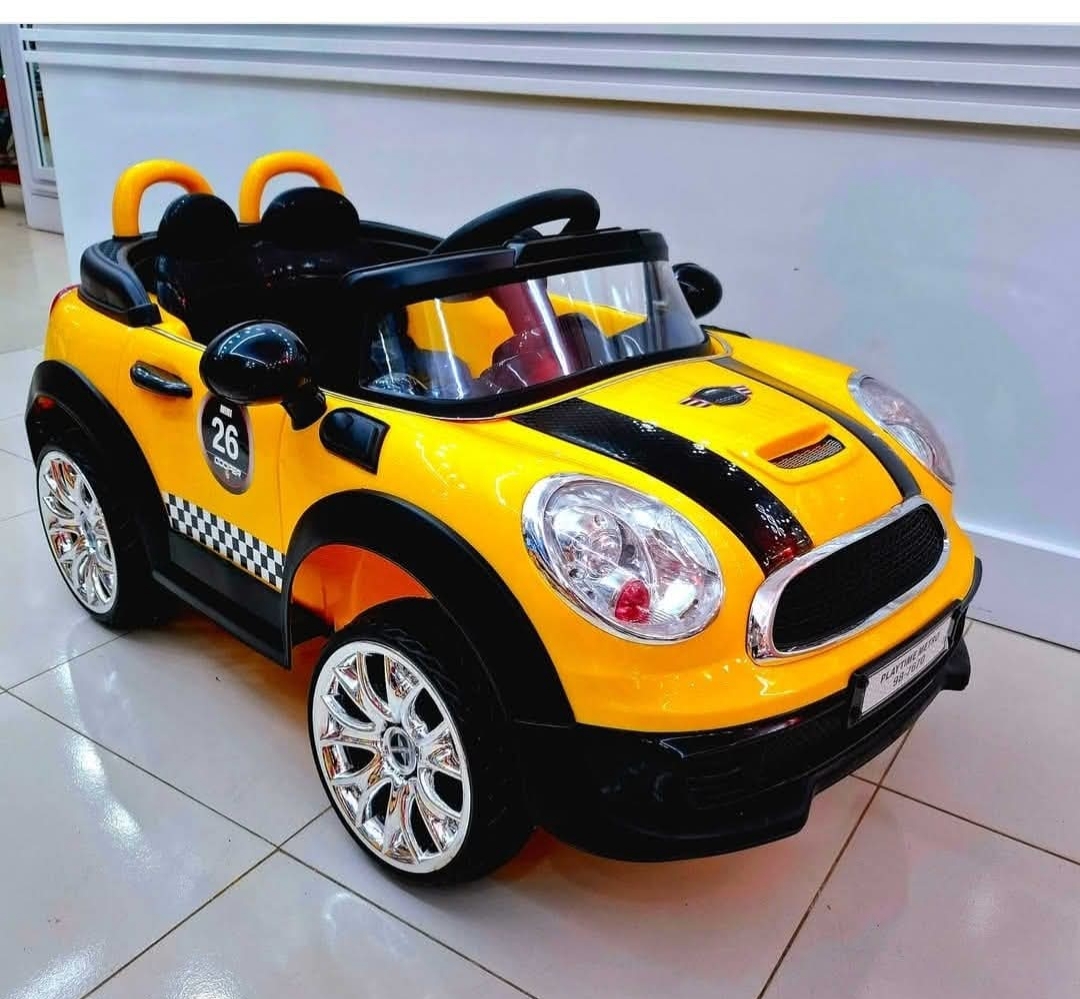 RFL Mini Cooper Car With Remort Control - Yellow
