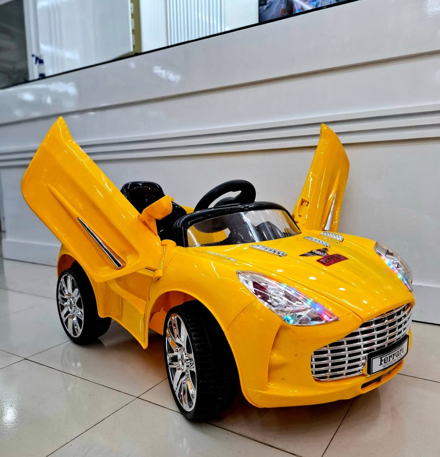 RFL Ferrari Sports Car With Remort Control - Yellow