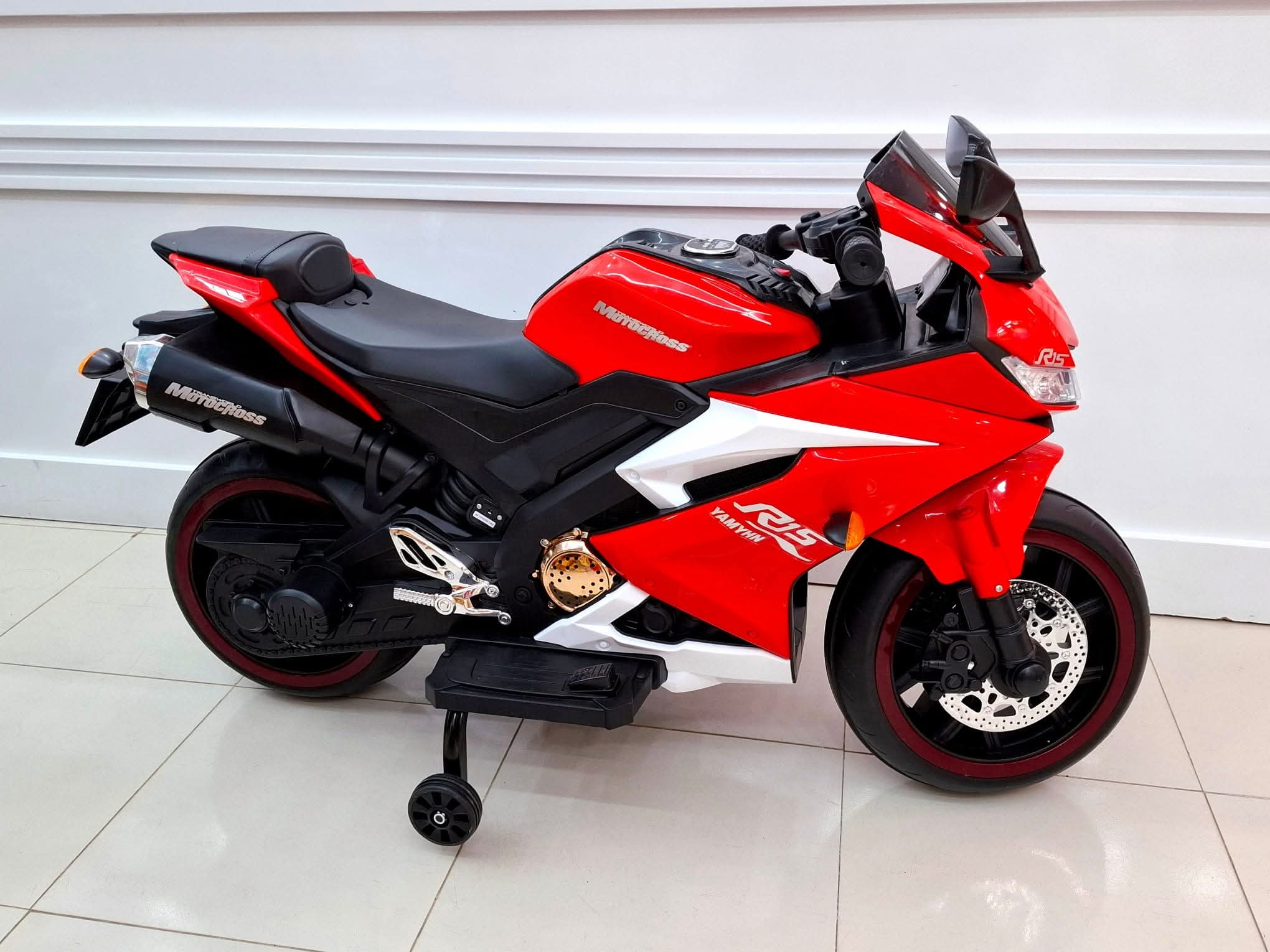 Baby Rechargeable R15 Bike - Red